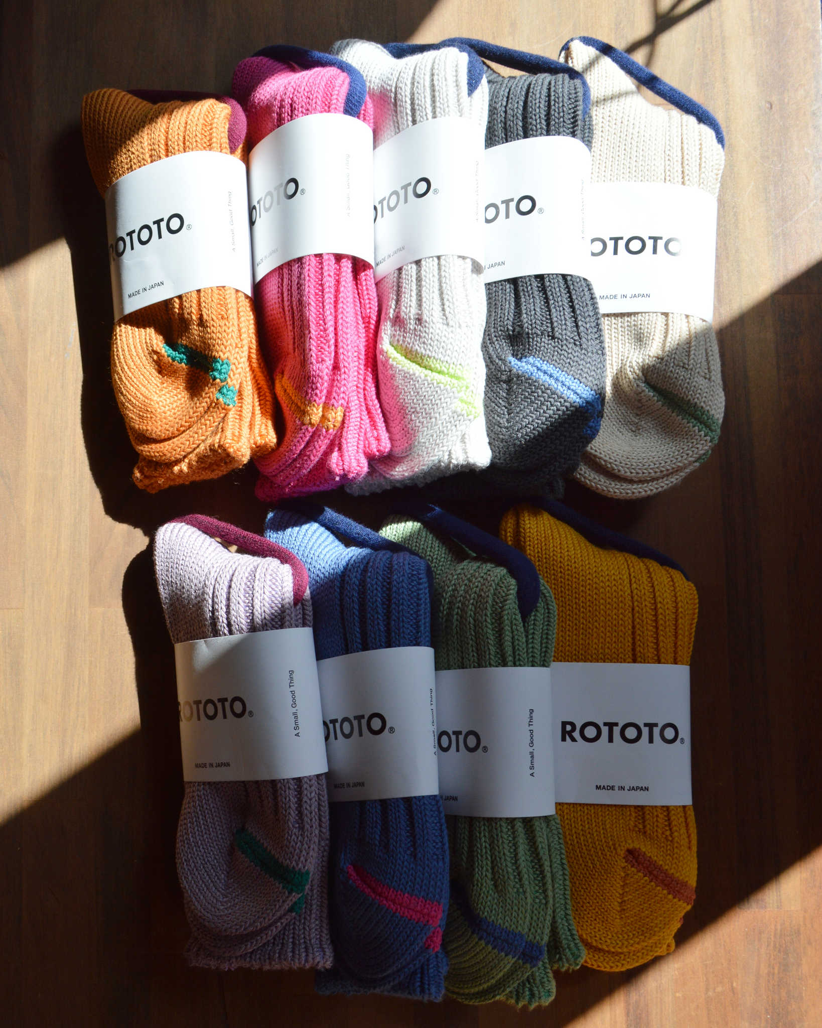 ROTOTO ロトト / CHUNKY RIBBED CREW SOCKS チャンキーリブドクルーソックス