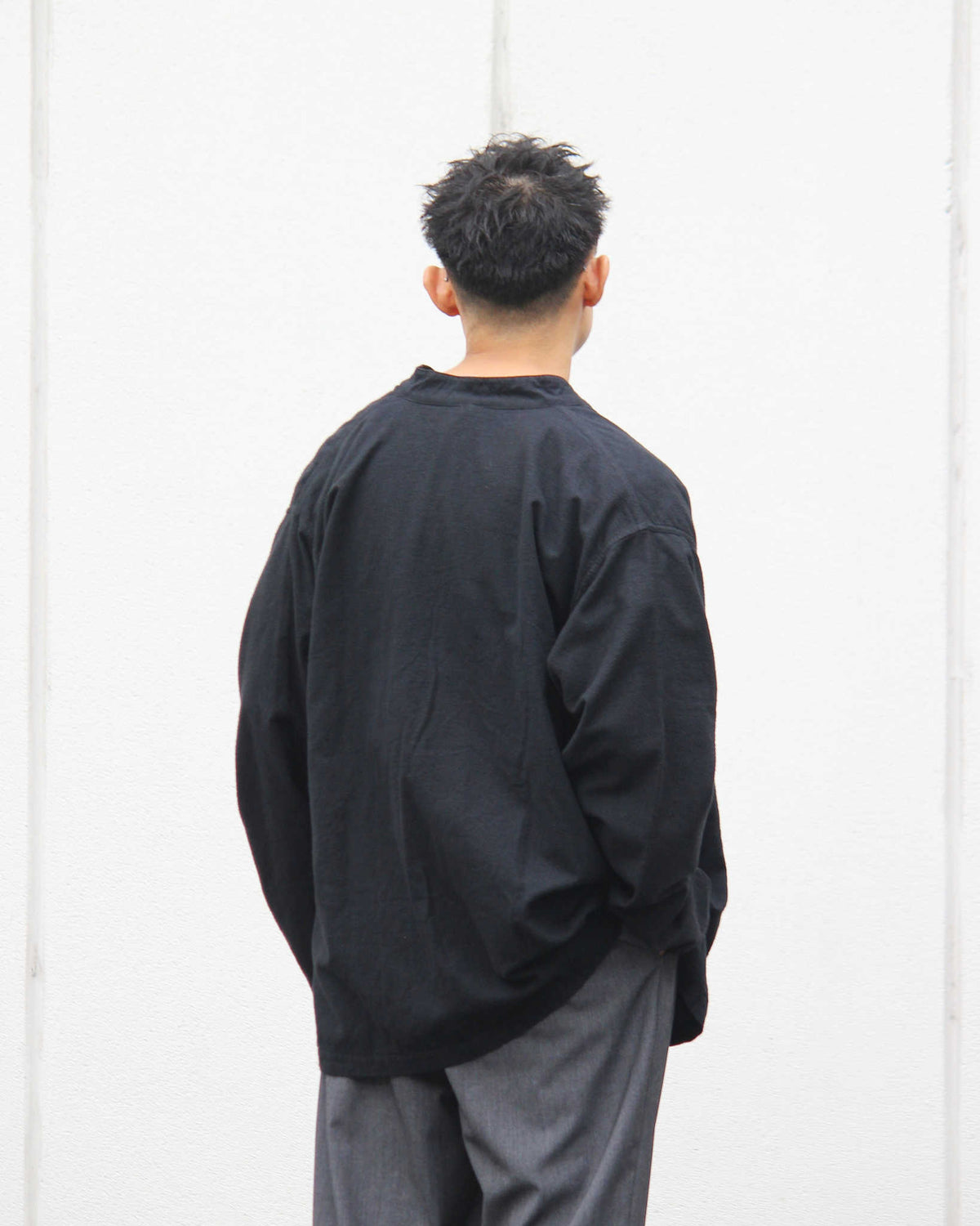 1950’S US ARMY PAJAMA SHIRTS O/D BLACK ユーエスアーミーパジャマシャツオーバーダイブラック