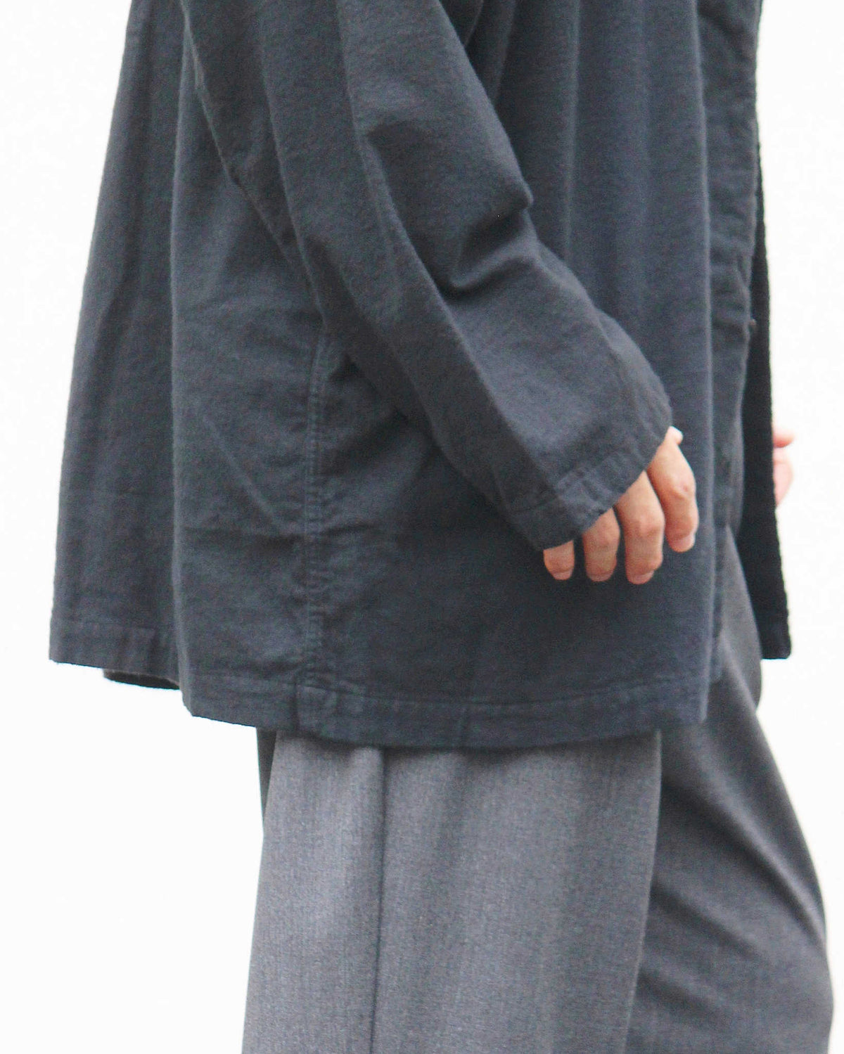 1950’S US ARMY PAJAMA SHIRTS O/D BLACK ユーエスアーミーパジャマシャツオーバーダイブラック