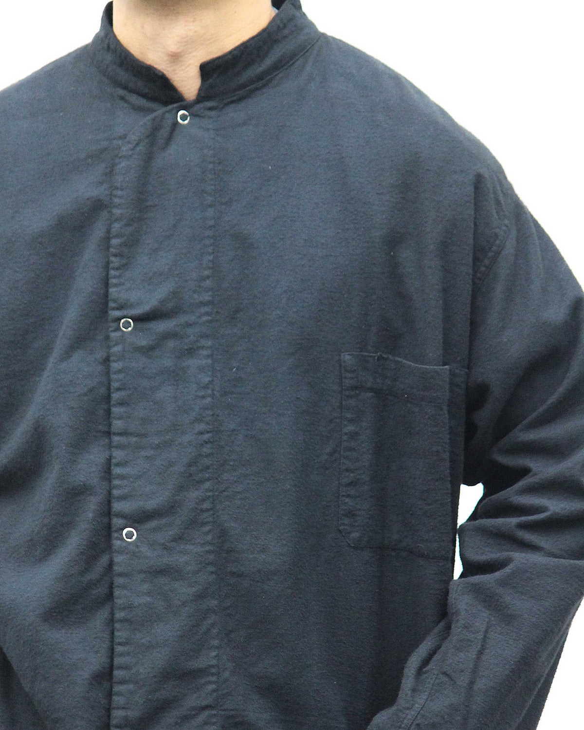 1950’S US ARMY PAJAMA SHIRTS O/D BLACK ユーエスアーミーパジャマシャツオーバーダイブラック