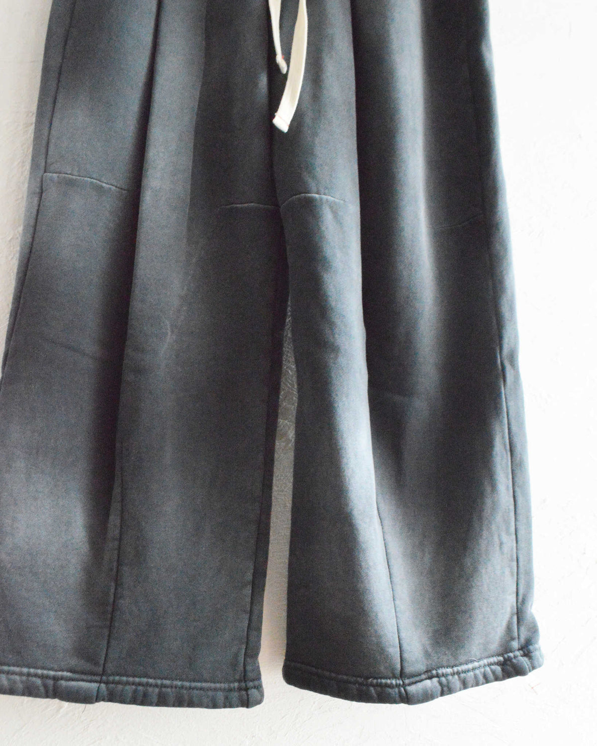 MOOJIMOOJI ムージームージ / SWEAT 04 PANTS AGED スウェットパンツ (BLACK ブラック)