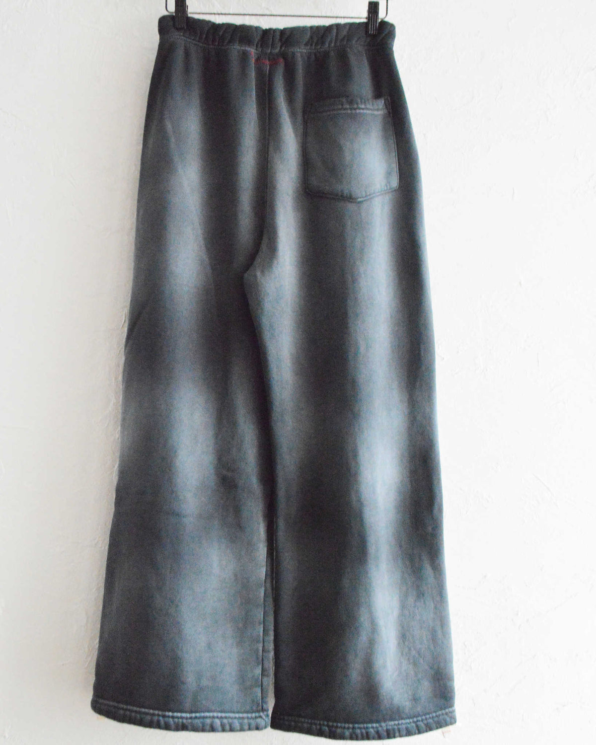 MOOJIMOOJI ムージームージ / SWEAT 04 PANTS AGED スウェットパンツ (BLACK ブラック)