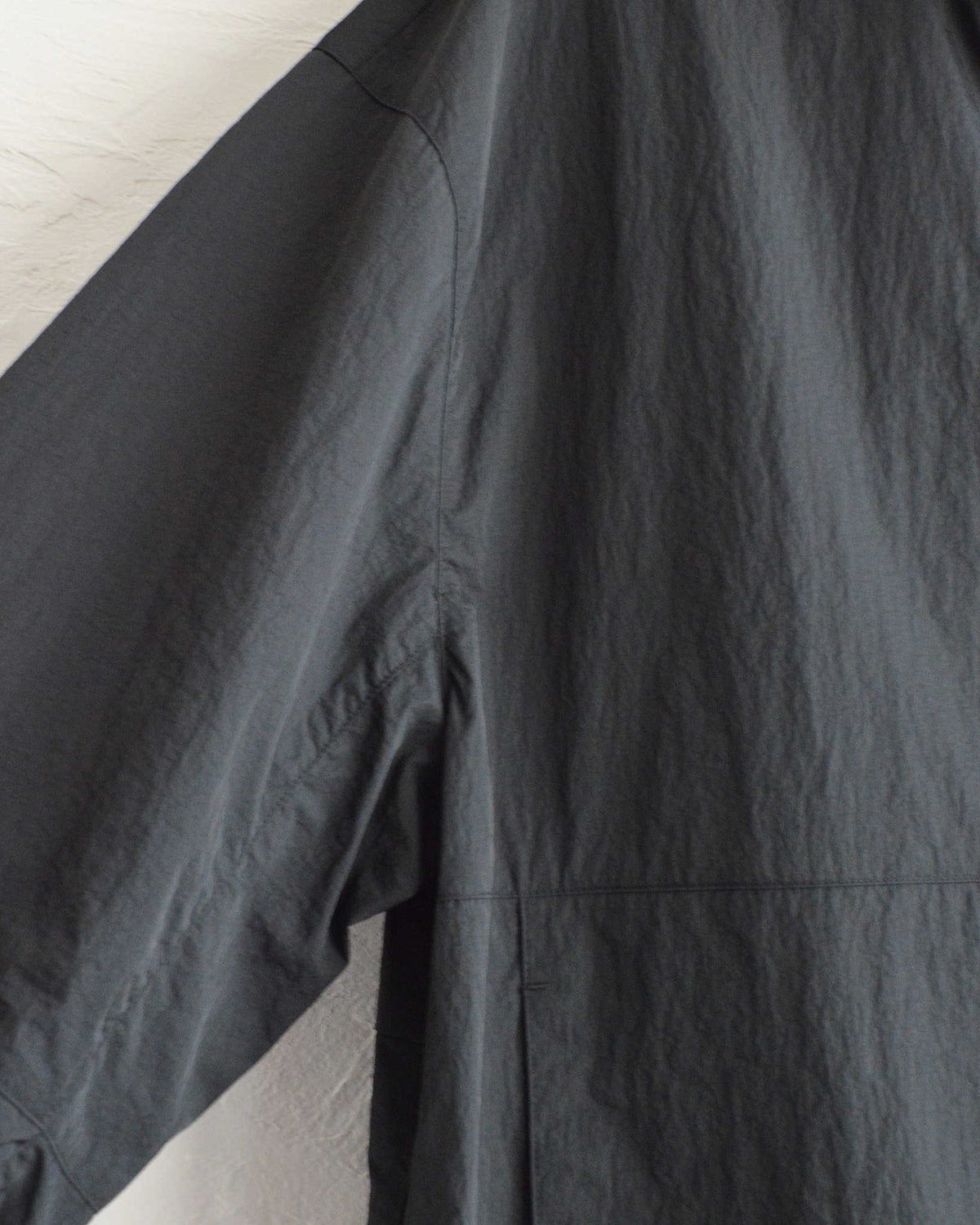 LAMOND ラモンド / POCKETABLE NYLON BLOUSON ポケッタブルナイロンブルゾン (BLACK ブラック)