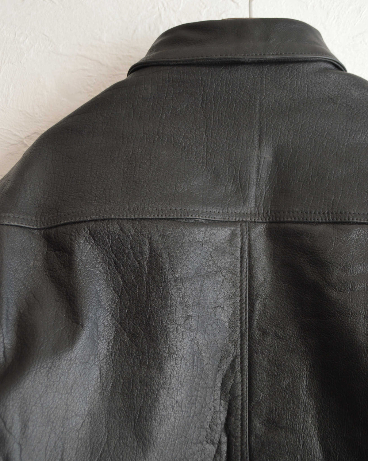 Nasngwam. ナスングワム / ATAVISM LEATHER JACKET アタビズムジャケット Msize (BLACK ブラック)