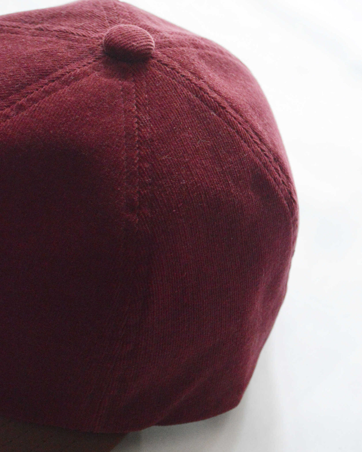 morno モーノ / Corduroy Leather B.B Cap コーデュロイ×レザーB.B.キャップ (BORDEAUX ボルドー)