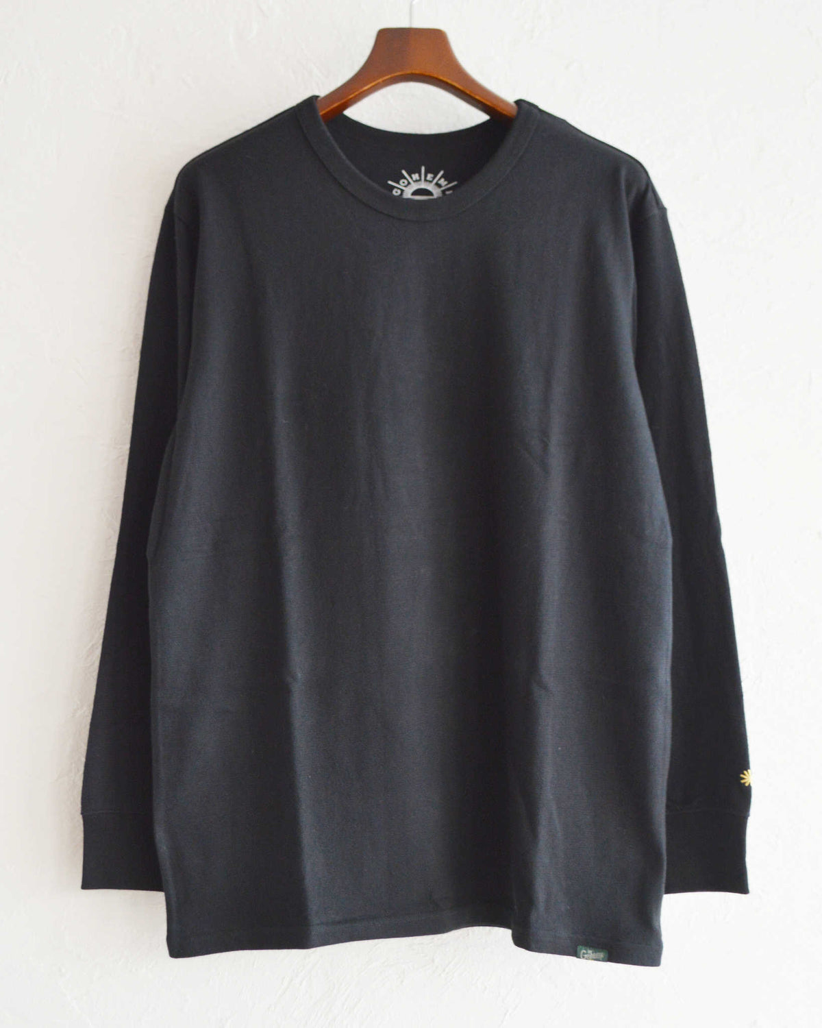 GOHEMP ゴーヘンプ / BASIC L/SL TEE ベーシックサンブレンドウォーマーロングスリーブティー (MAT BLACK マットブラック)