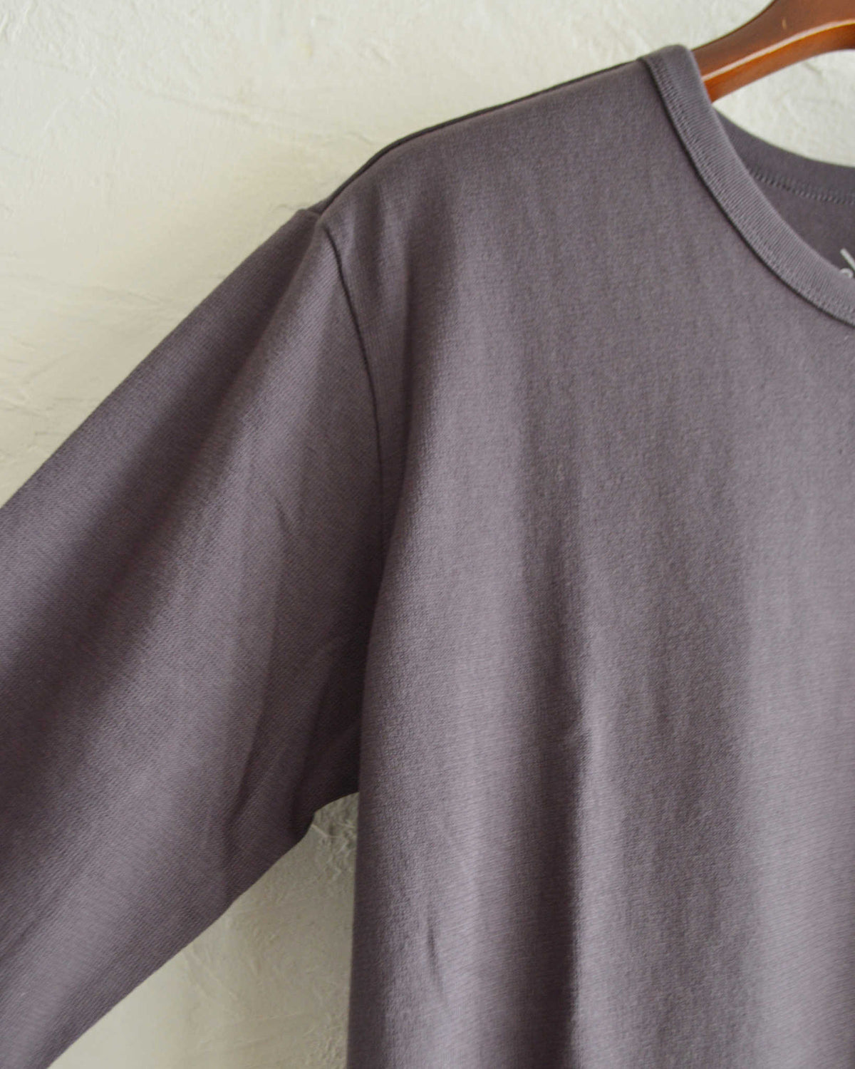 GOHEMP ゴーヘンプ / BASIC L/SL TEE ベーシックサンブレンドウォーマーロングスリーブティー (PLUM JAM プラムジャム)