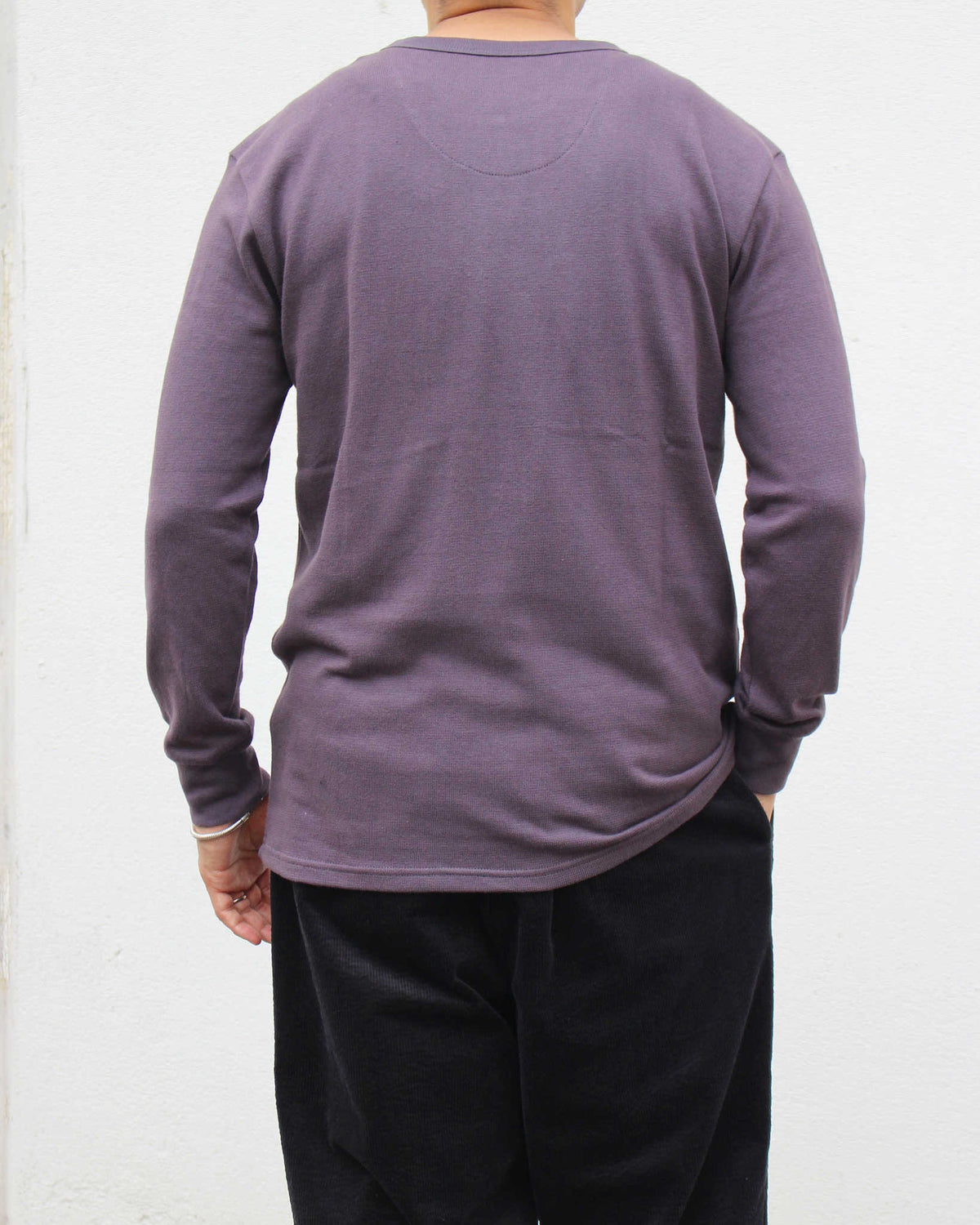 GOHEMP ゴーヘンプ / BASIC L/SL TEE ベーシックサンブレンドウォーマーロングスリーブティー (PLUM JAM プラムジャム)