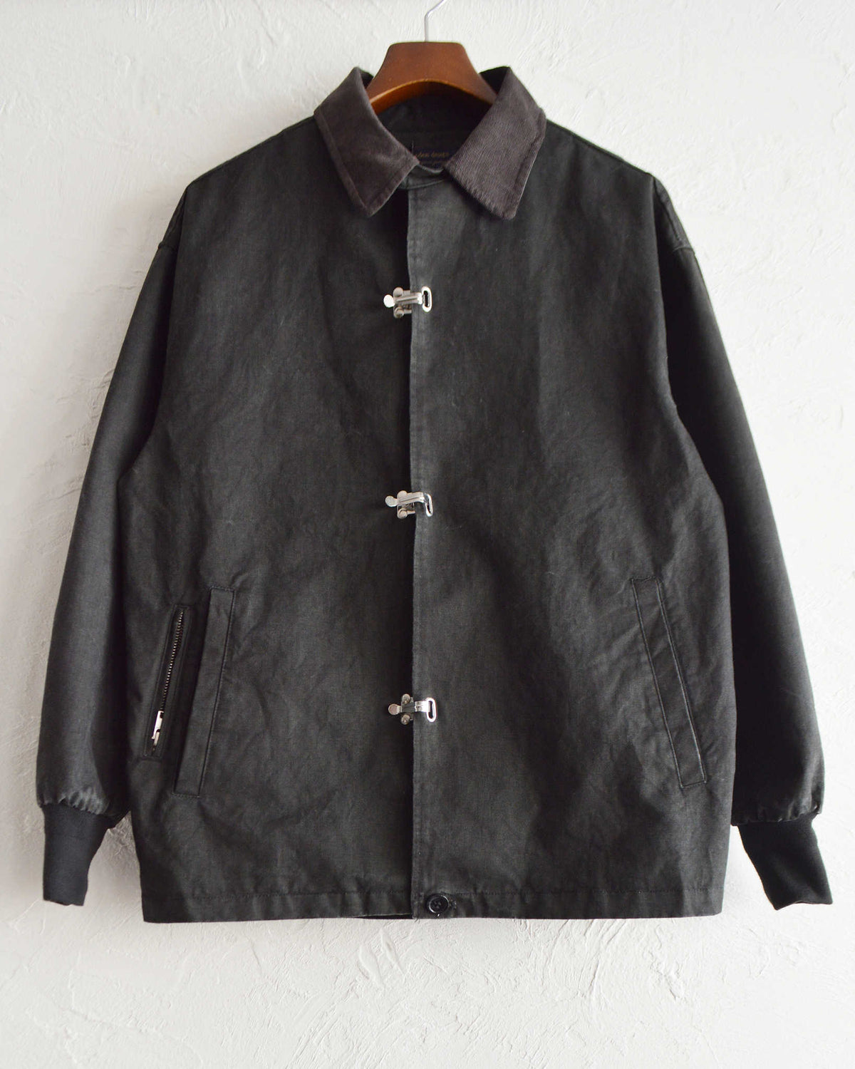 modemdesign モデムデザイン / FIREMAN JACKET ファイヤーマンジャケット (BLACK ブラック)