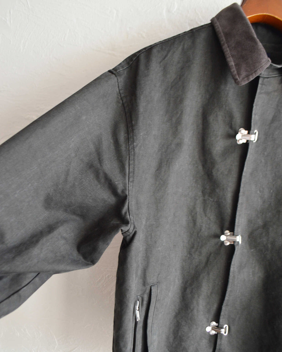 modemdesign モデムデザイン / FIREMAN JACKET ファイヤーマンジャケット (BLACK ブラック)