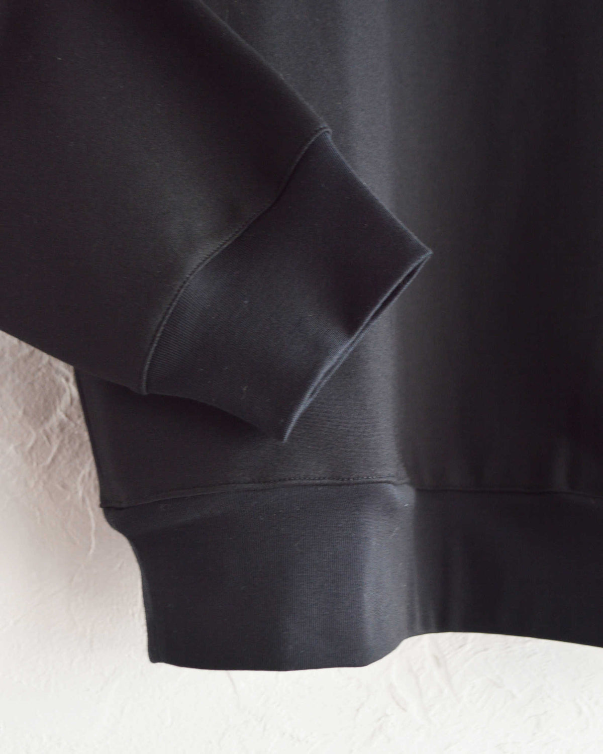 LAMOND ラモンド / SILKY CREW NECK PULLOVER シルキークルーネックプルオーバー (BLACK ブラック)