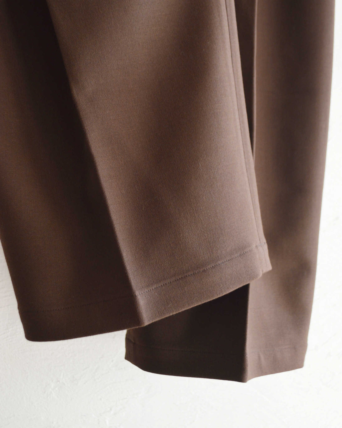 LAMOND ラモンド / DOUBLE WEAVE WIDE TROUSERS ダブルウィーブワイドトラウザーズ (BROWN ブラウン)