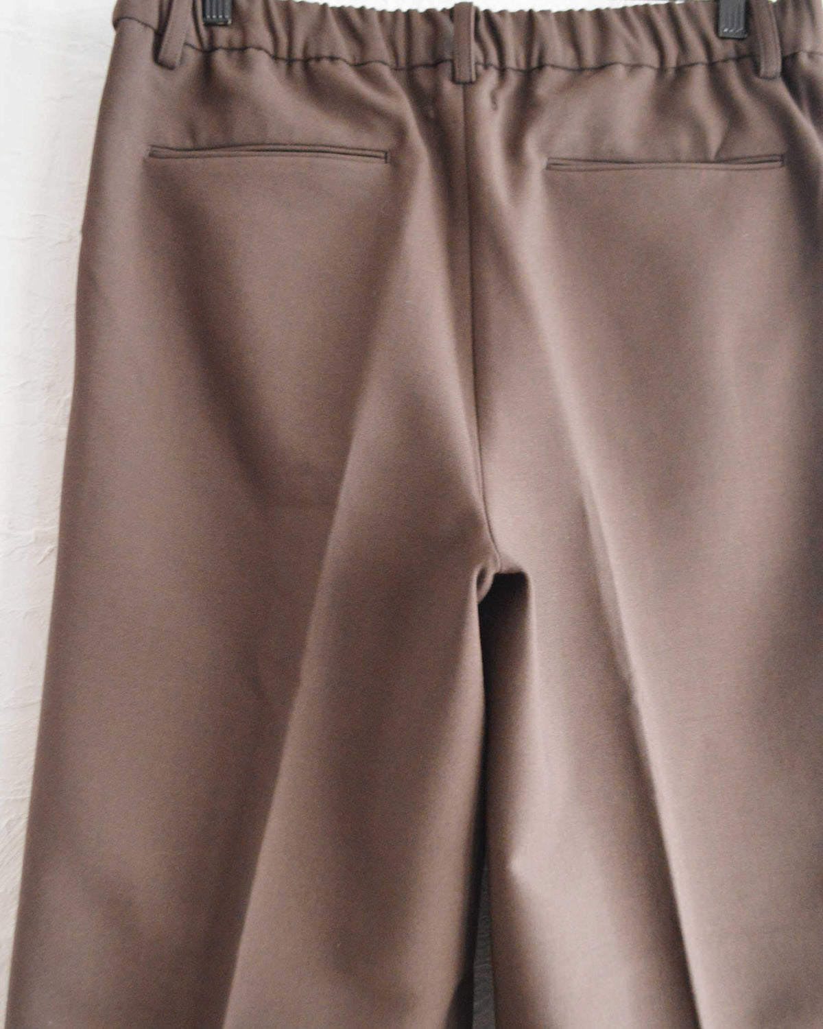 LAMOND ラモンド / DOUBLE WEAVE WIDE TROUSERS ダブルウィーブワイドトラウザーズ (BROWN ブラウン)
