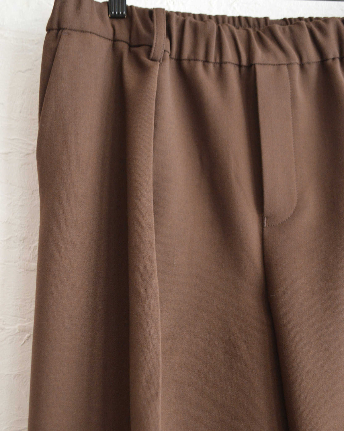 LAMOND ラモンド / DOUBLE WEAVE WIDE TROUSERS ダブルウィーブワイドトラウザーズ (BROWN ブラウン)