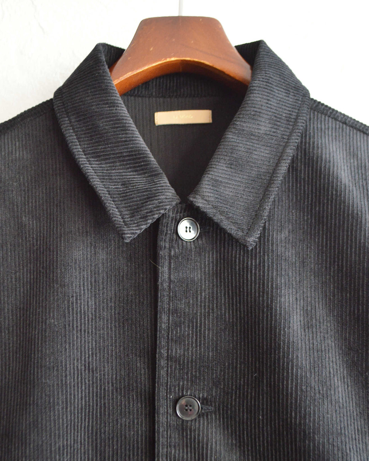 LAMOND ラモンド / CORDUROY SHORT BLOUSON コーデュロイショートブルゾン (BLACK ブラック)