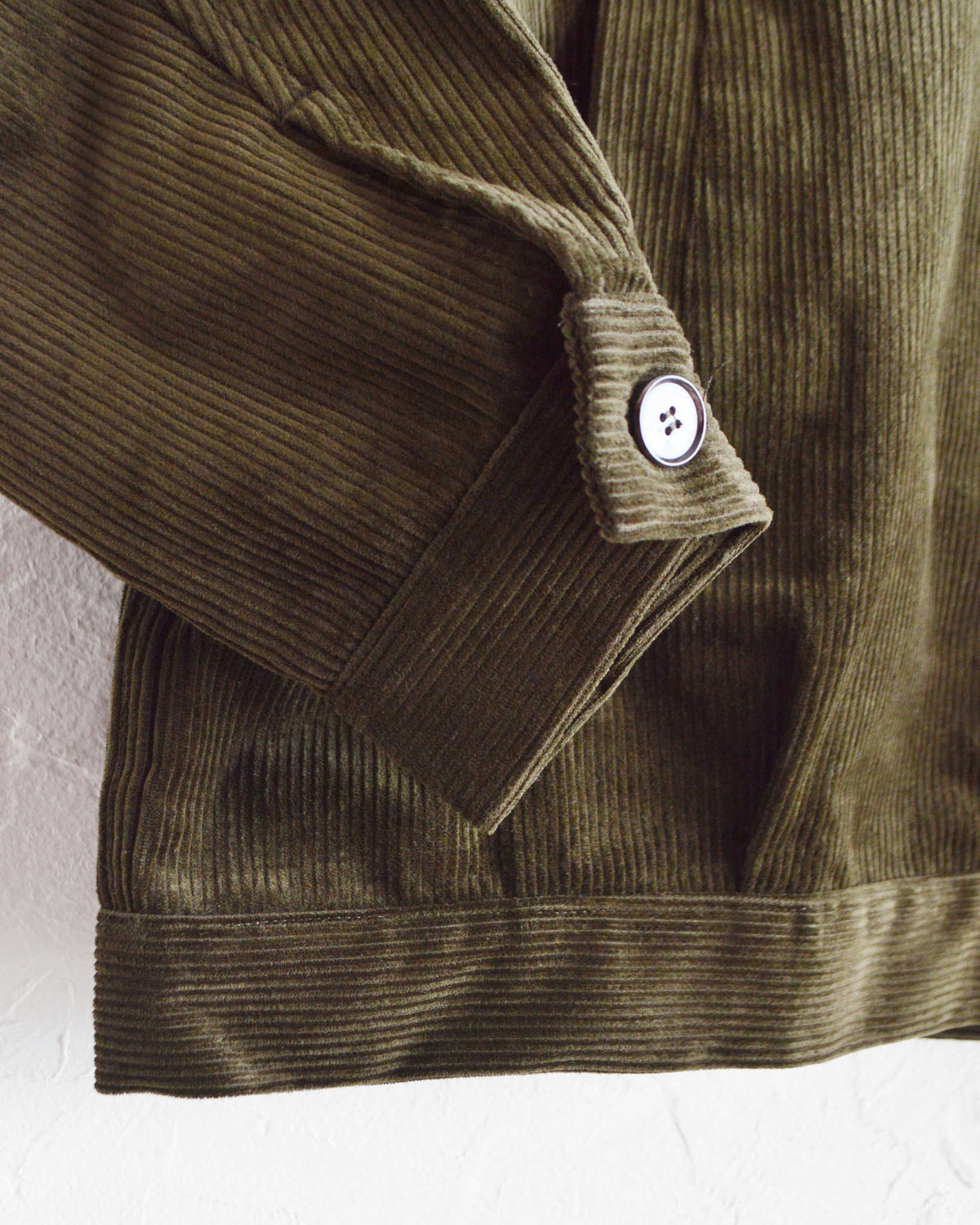 LAMOND ラモンド / CORDUROY SHORT BLOUSON コーデュロイショートブルゾン (DARK MOSS ダークモス)