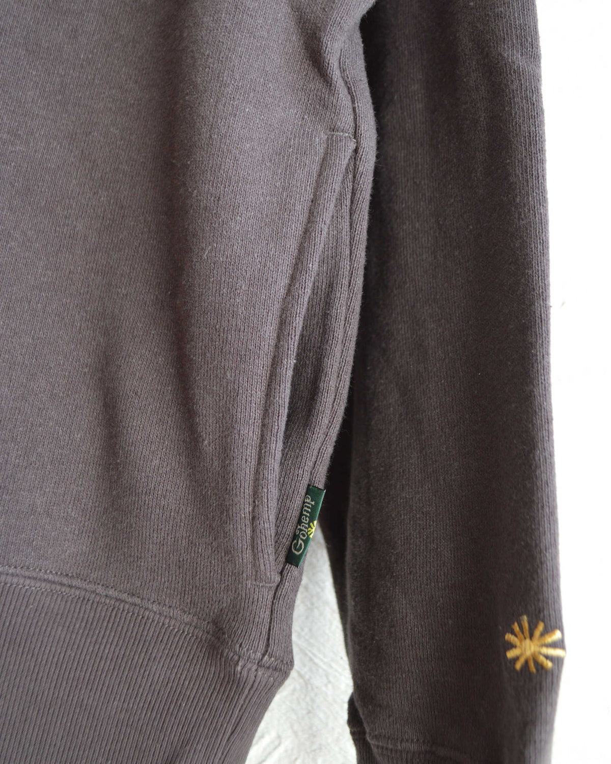 GOHEMP ゴーヘンプ / HEMP CREW SWEAT ヘンプクルースウェット (GUNMETAL GRAY ガンメタルグレー)