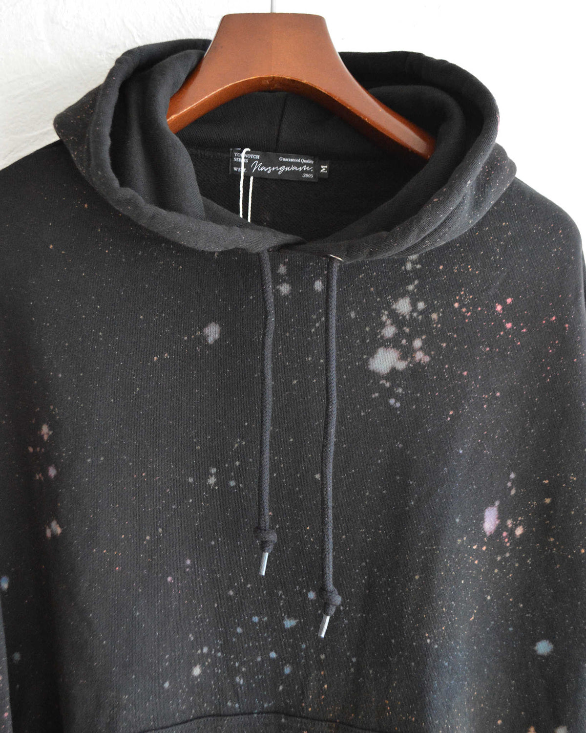 Nasngwam. ナスングワム / GALAXY HOODIE ギャラクシーフーディー (BLACK ブラック)