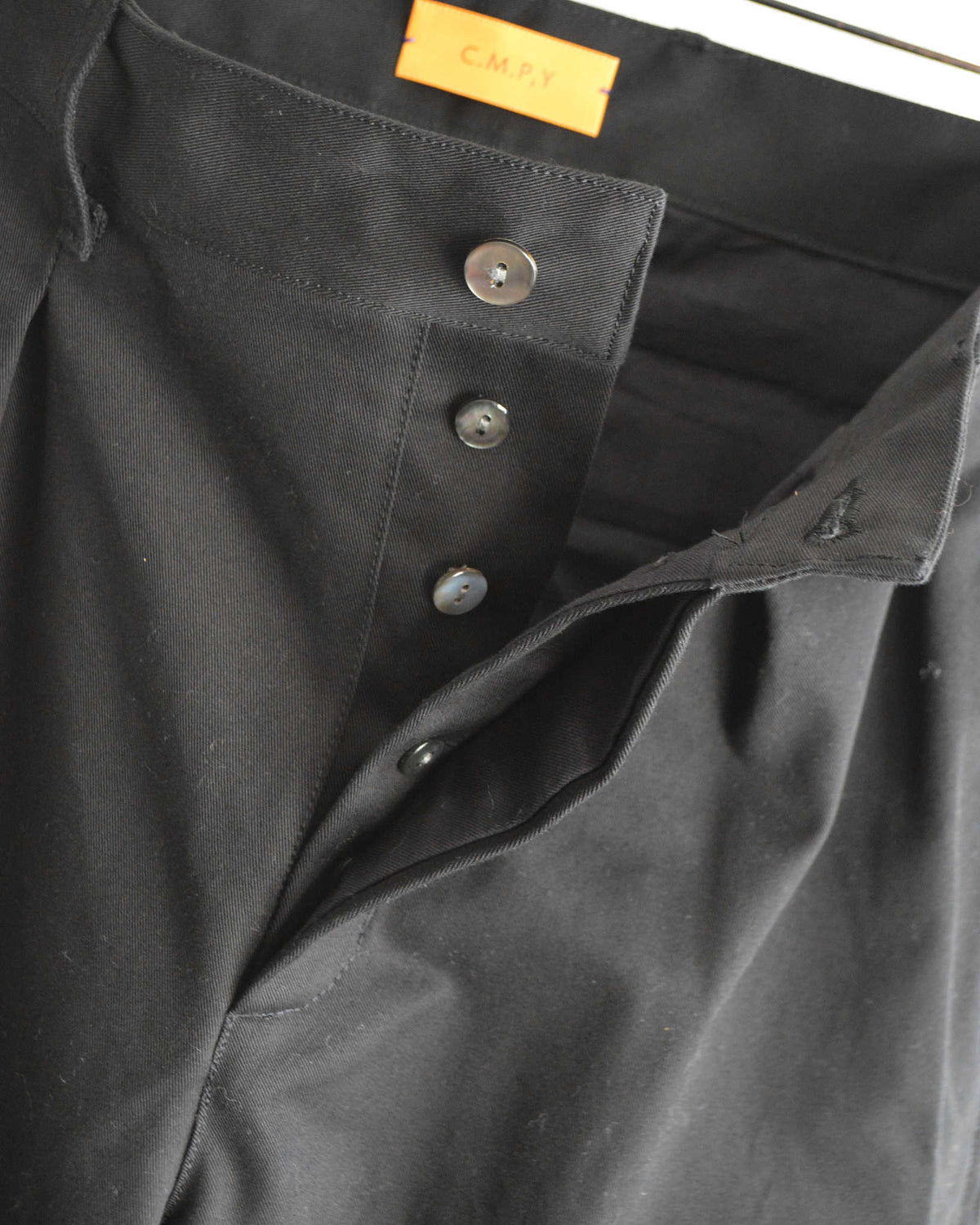 C.M.P,Y シーエムピーワイ / No.31 Chino Pants チノパンツ (BLACK ブラック)