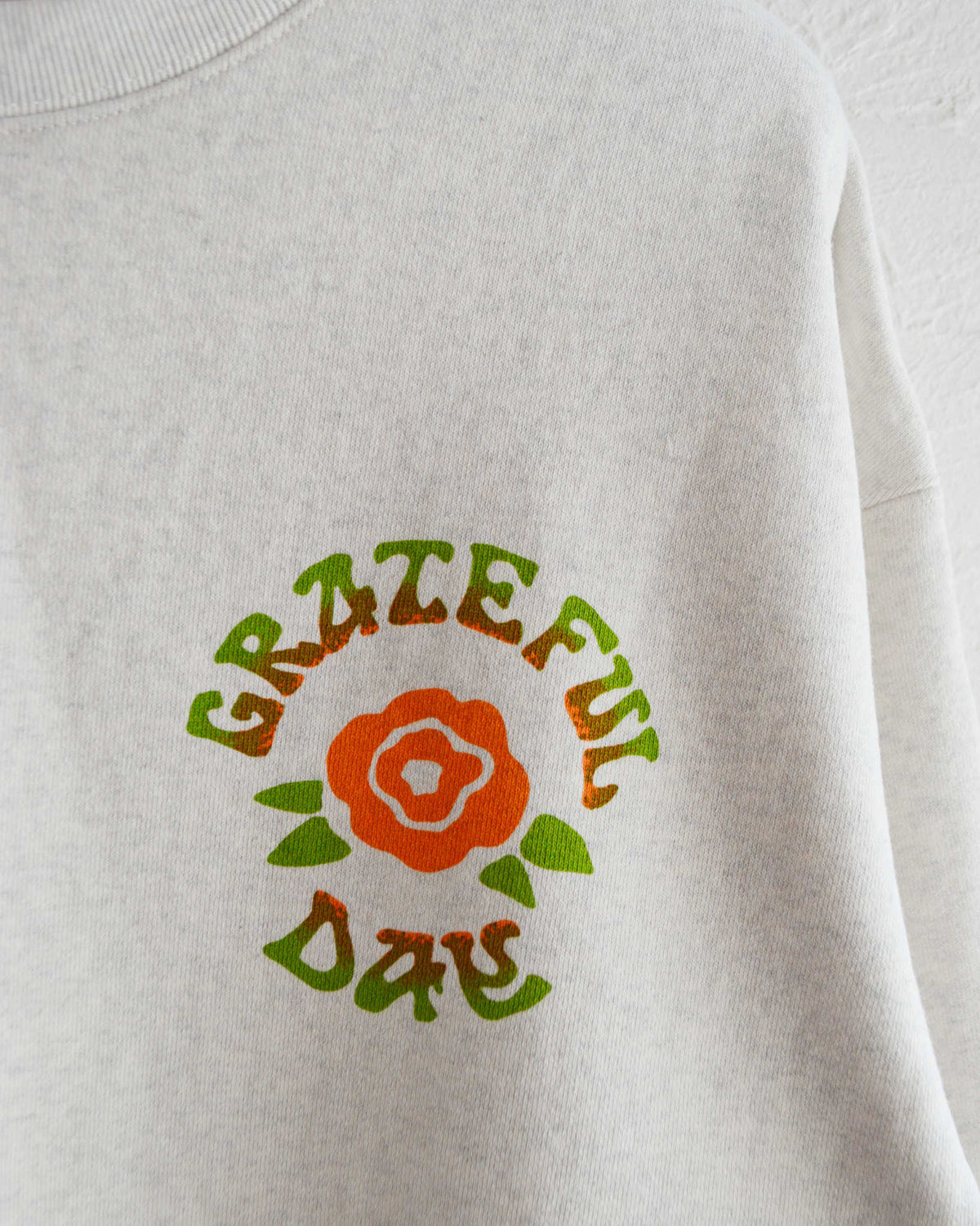 HAVE A GRATEFUL DAY ハブアグレイトフルデイ / SWEATSHIRT -DARK HOLLOW スウェットシャツ ダークハロー (NATURAL GRAY ナチュラルグレー)