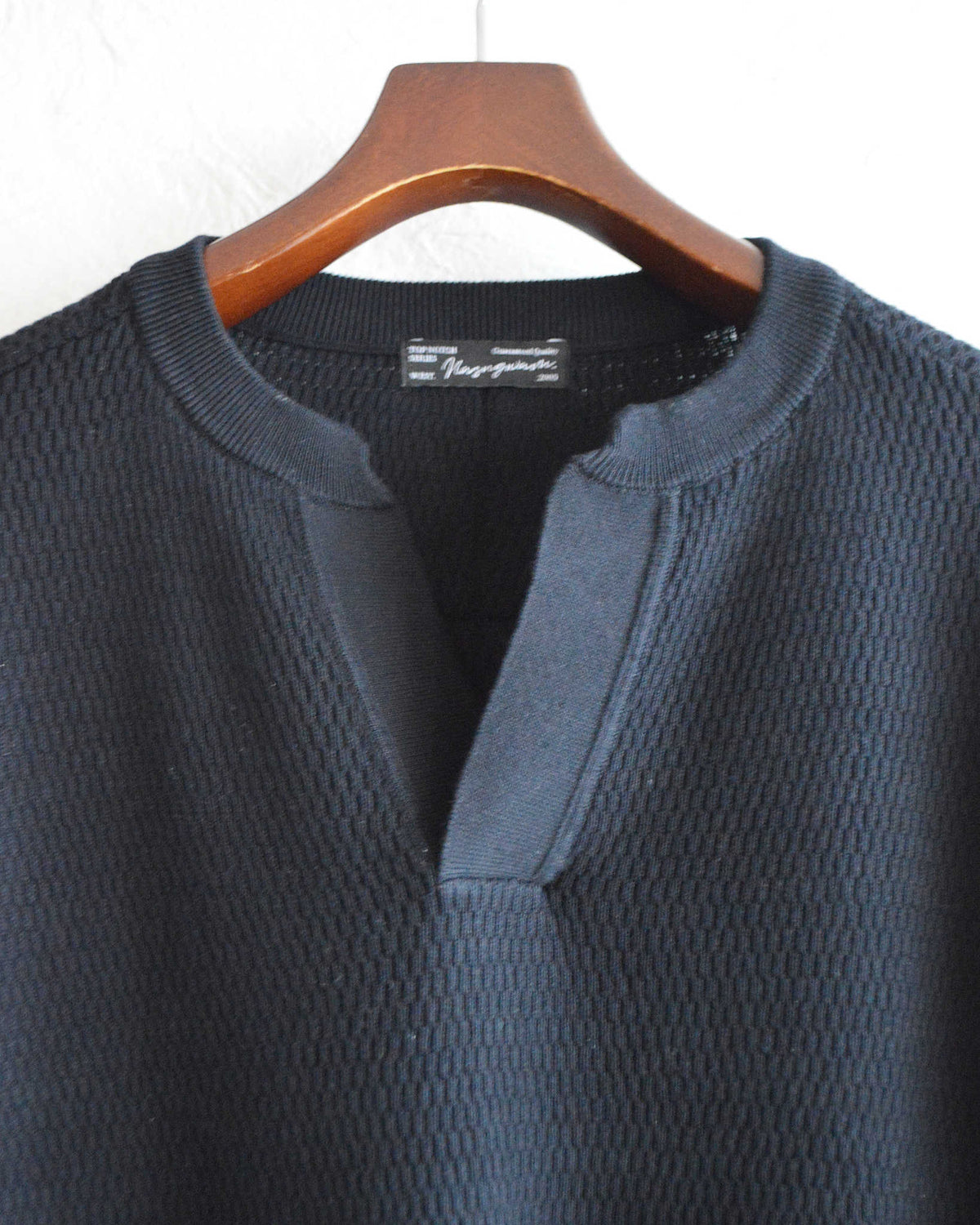 Nasngwam. ナスングワム / COUNTER KNIT カウンターニット (BLACK ブラック)