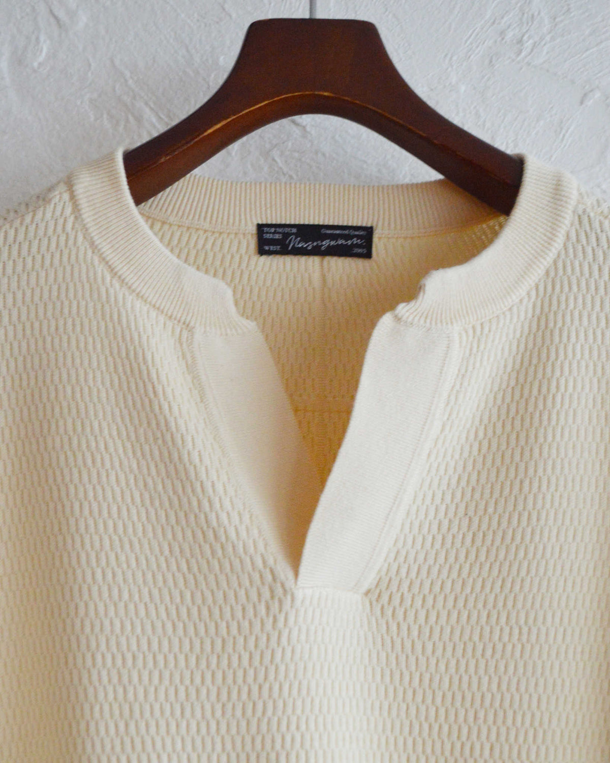 Nasngwam. ナスングワム / COUNTER KNIT カウンターニット (NATURAL ナチュラル)