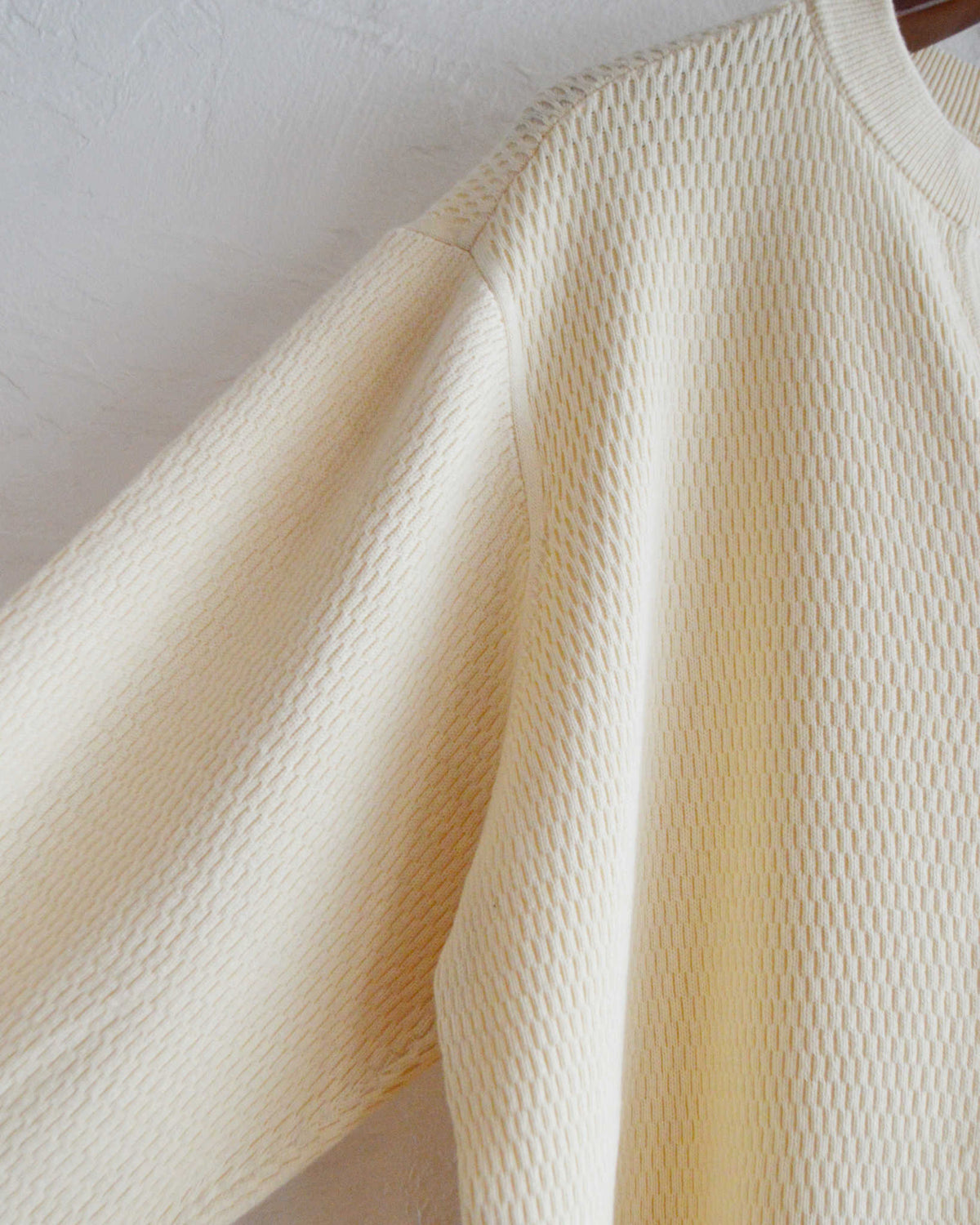 Nasngwam. ナスングワム / COUNTER KNIT カウンターニット (NATURAL ナチュラル)