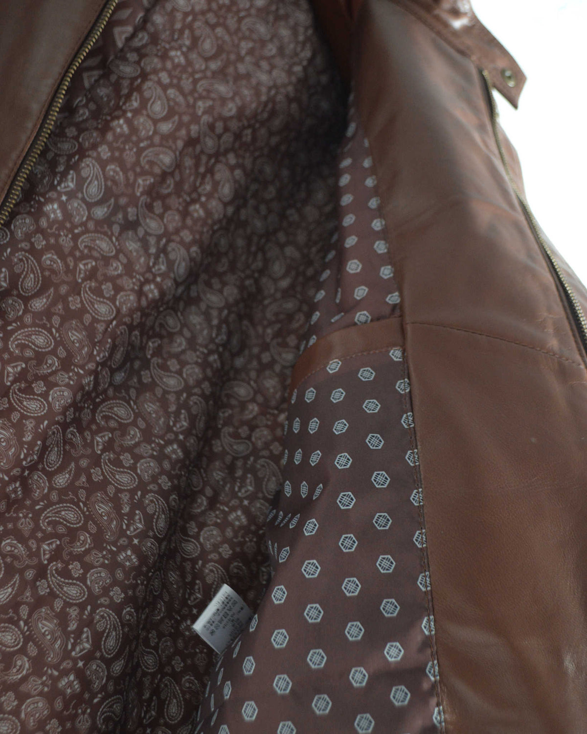 Nasngwam. ナスングワム / ATTRACT LEATHER JACKET アトラクトレザージャケット Ssize (BROWN ブラウン)
