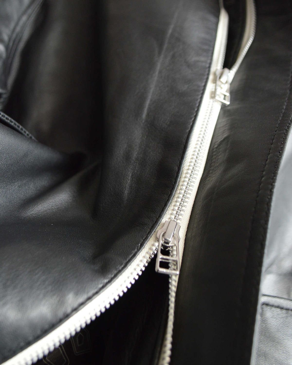 Nasngwam. ナスングワム / ATTRACT LEATHER JACKET アトラクトレザージャケット Ssize (BLACK ブラック)