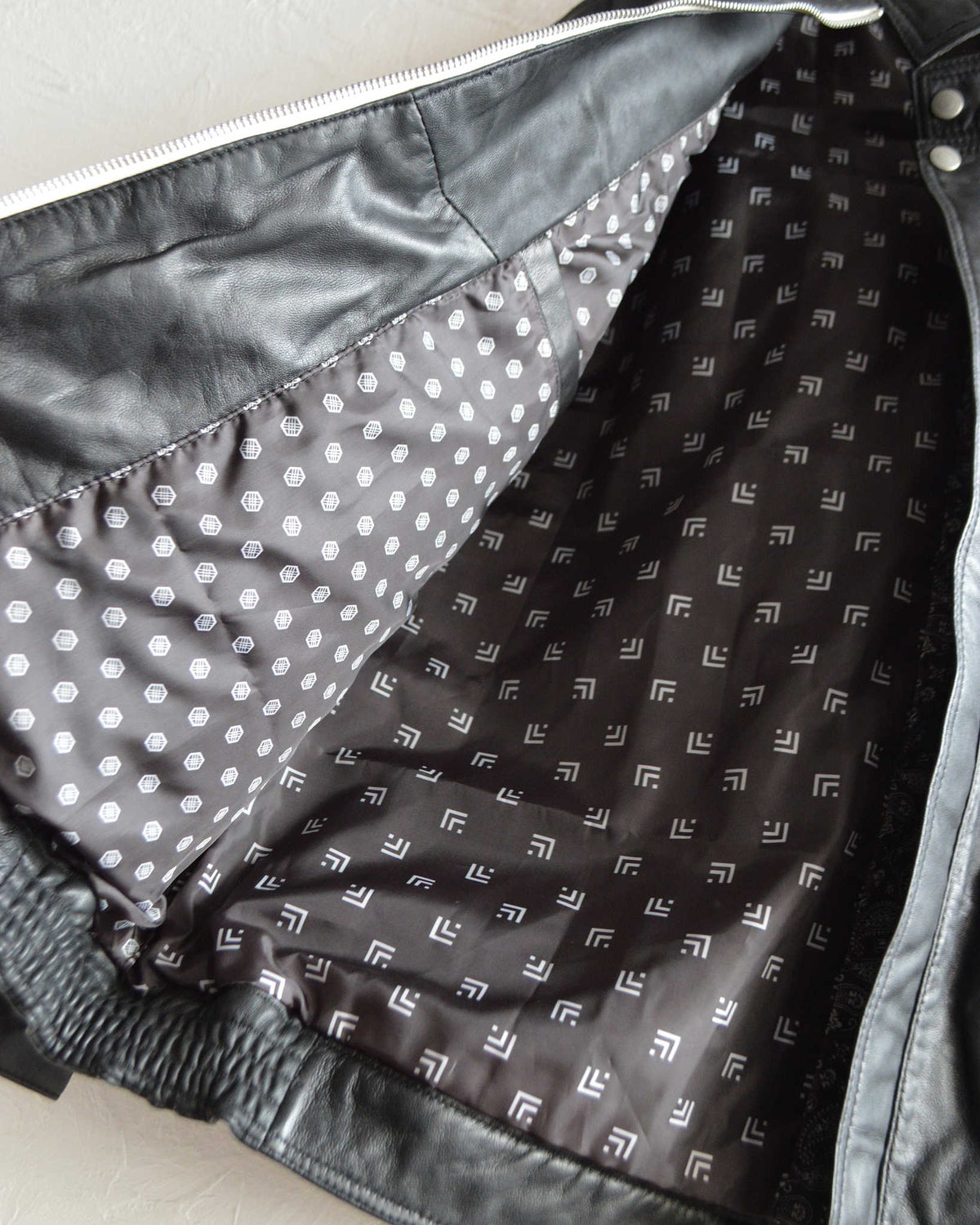 Nasngwam. ナスングワム / ATTRACT LEATHER JACKET アトラクトレザージャケット Msize (BLACK ブラック)
