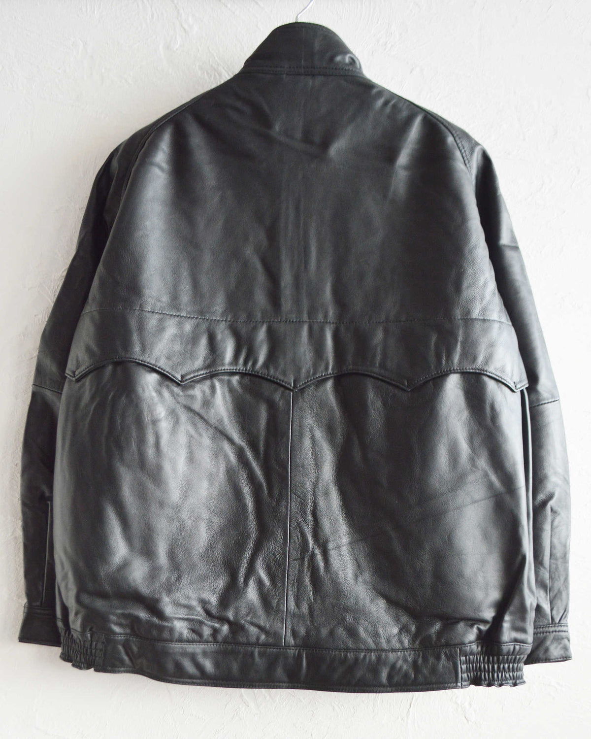 Nasngwam. ナスングワム / ATTRACT LEATHER JACKET アトラクトレザージャケット Msize (BLACK ブラック)