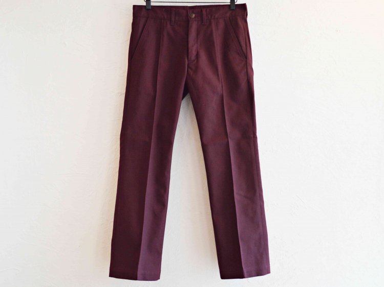 Nasngwam. ナスングワム / JACSON PANTS ジャクソンパンツ (BURGUNDY / バーガンディ)