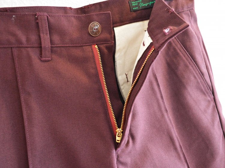 Nasngwam. ナスングワム / JACSON PANTS ジャクソンパンツ (BURGUNDY / バーガンディ)