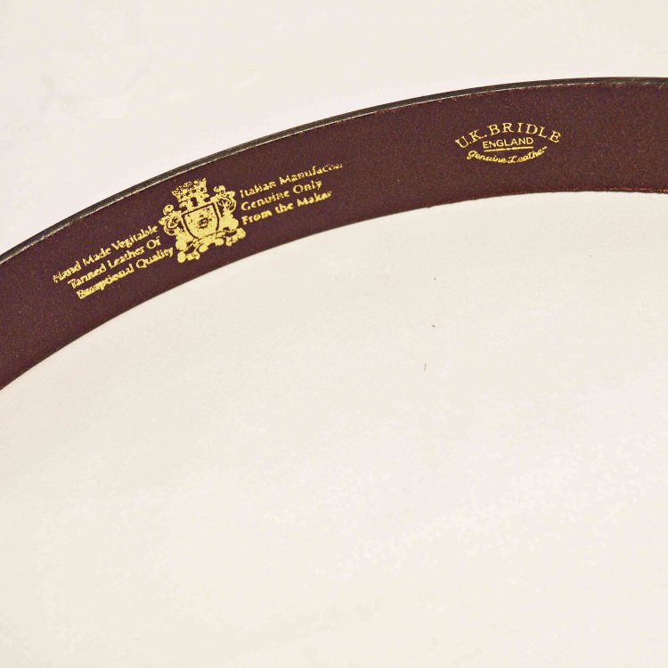 saranam サラナン / RIVET ARCH BELT リベットアーチベルト (UK BRIDLE WINE ワイン)
