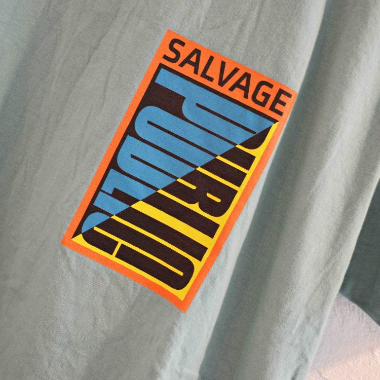SALVAGE PUBLIC サルベージパブリック / CUT BACK Tシャツ (EMERALD エメラルド)