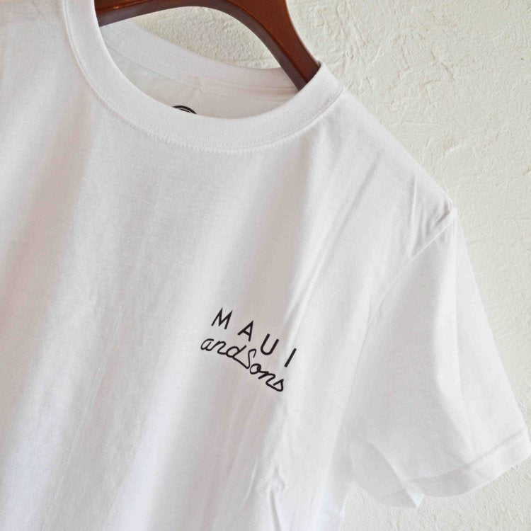 MAUI and Sons マウイ&サンズ / SS Tee Tシャツ (WHITE ホワイト)