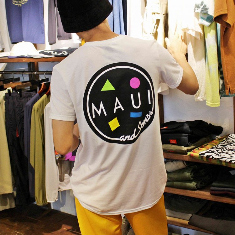 MAUI and Sons マウイ&サンズ / SS Tee Tシャツ (WHITE ホワイト)