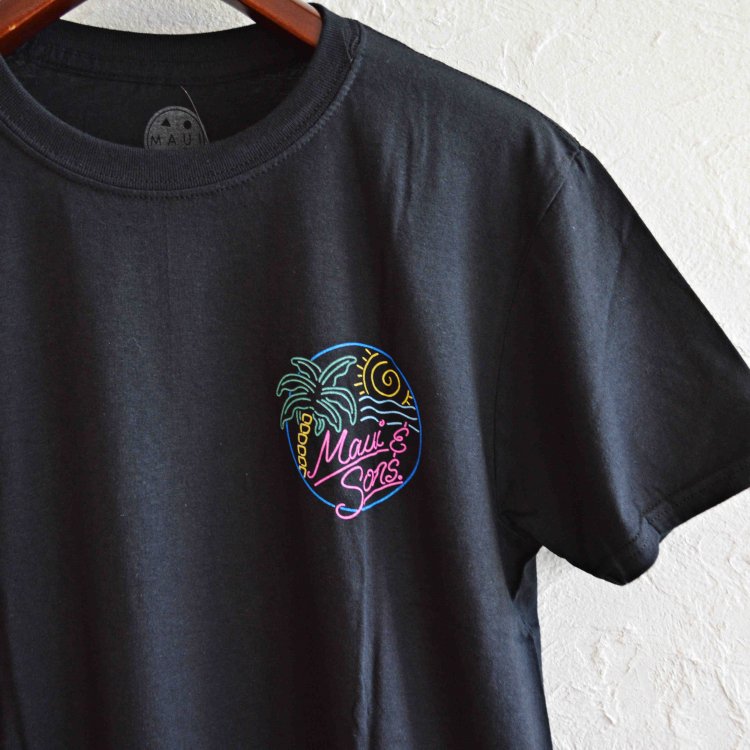 MAUI and Sons マウイ&サンズ / SS Tee Tシャツ (BLACK ブラック)