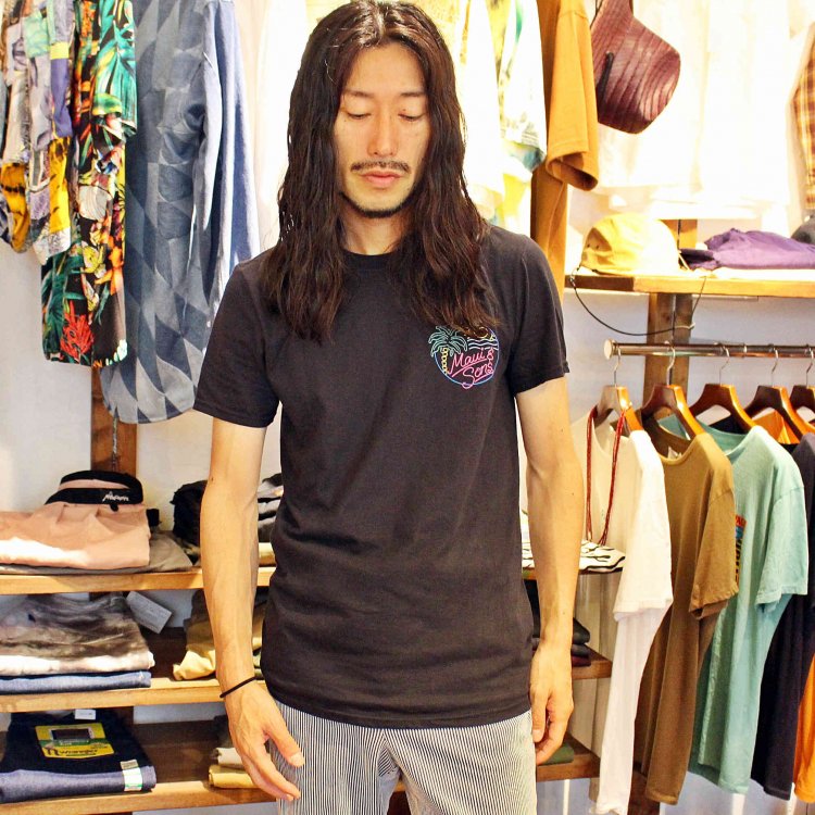 MAUI and Sons マウイ&サンズ / SS Tee Tシャツ (BLACK ブラック)