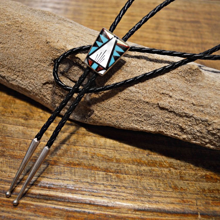 Indian jewelry インディアンジュエリー / ZUNI LOOP TIE ズニ ループタイ