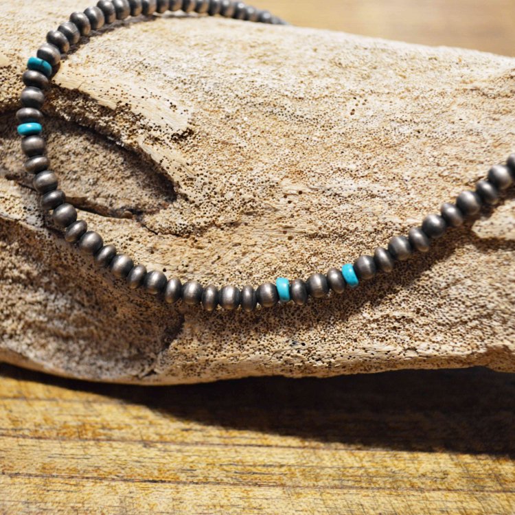 Indian jewelry インディアンジュエリー / NAVAJO CHAIIN BEADS NECKLACE ナヴァホチェーンビーズネックレス