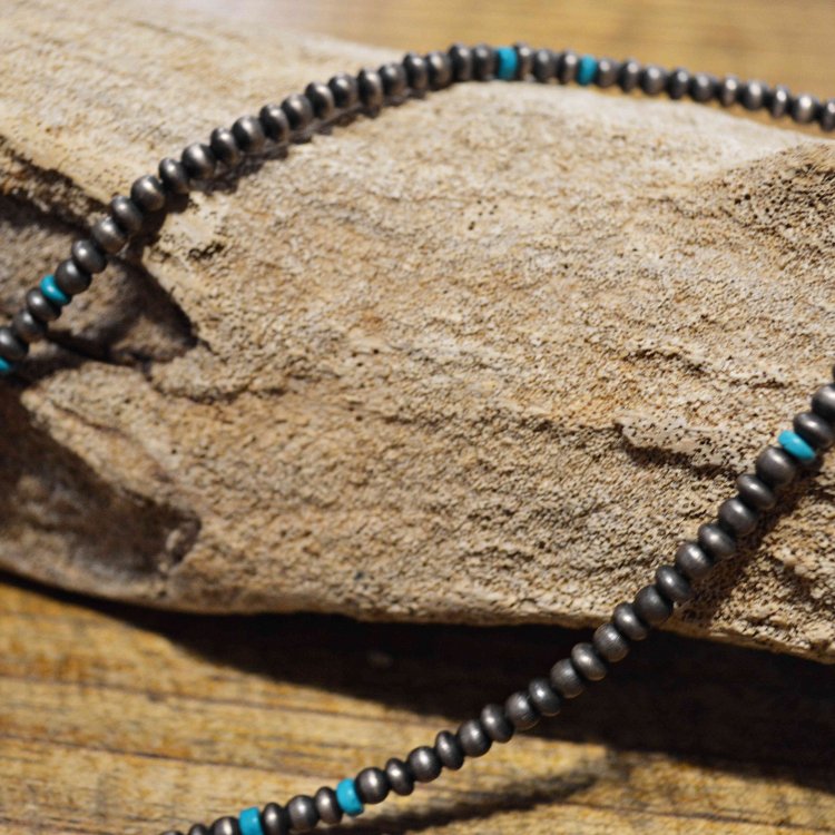 Indian jewelry インディアンジュエリー / NAVAJO CHAIIN BEADS NECKLACE ナヴァホチェーンビーズネックレス