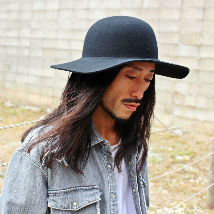 Nasngwam. ナスングワム / THOMPSON ウールハット (BLACK ブラック)