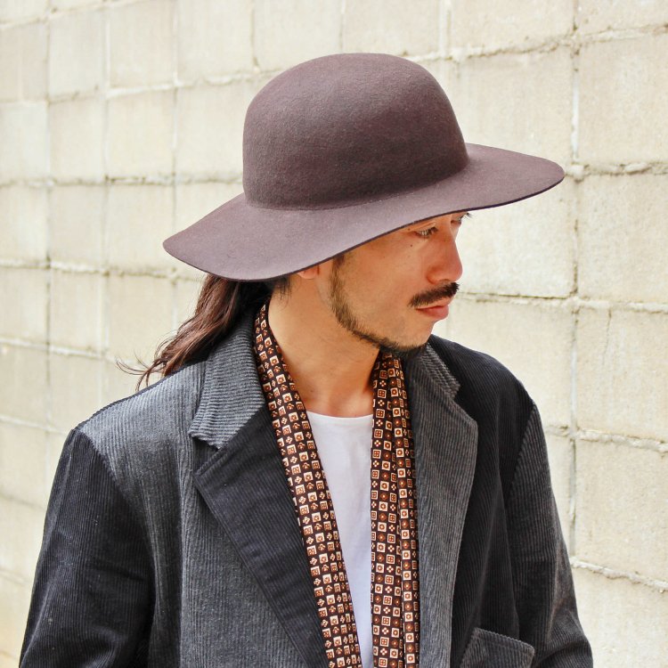 Nasngwam. ナスングワム / THOMPSON ウールハット (BROWN ブラウン)