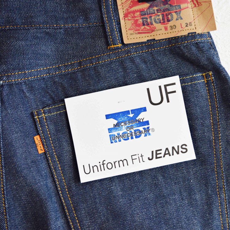 necessary or unnecessary ネセサリーオアアンネセサリー / UNIFORM FIT ‘RIGID X’ ユニフォームフィット リジッドエックス