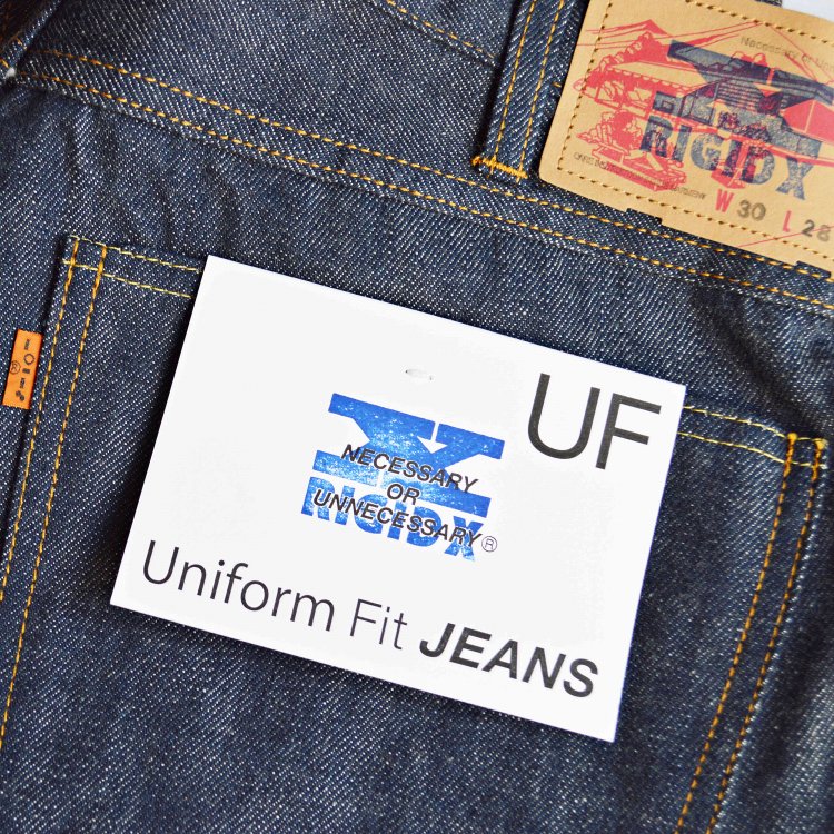 necessary or unnecessary ネセサリーオアアンネセサリー / UNIFORM FIT ‘RIGID X’ ユニフォームフィット リジッドエックス