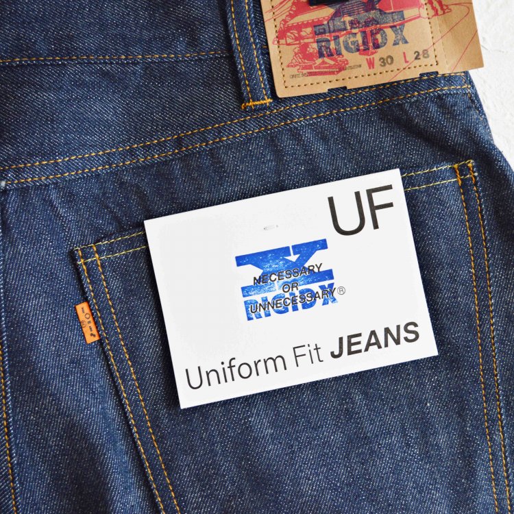 necessary or unnecessary ネセサリーオアアンネセサリー / UNIFORM FIT ‘RIGID X’ ユニフォームフィット リジッドエックス