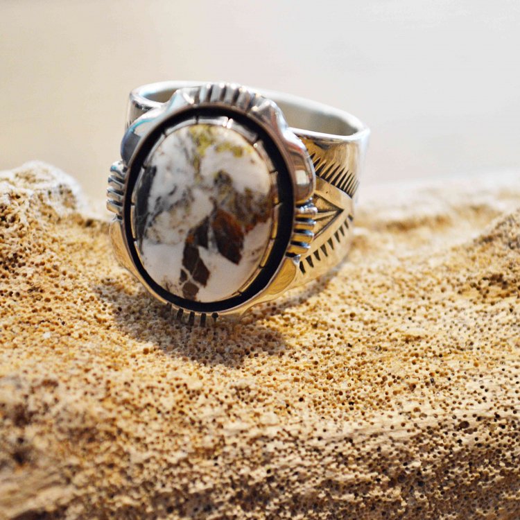 Indian jewelry インディアンジュエリー / Navajo RING ナヴァホリング( Cooper Willie クーパー ウィリー)