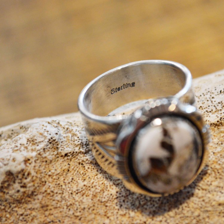 Indian jewelry インディアンジュエリー / Navajo RING ナヴァホリング( Cooper Willie クーパー ウィリー)