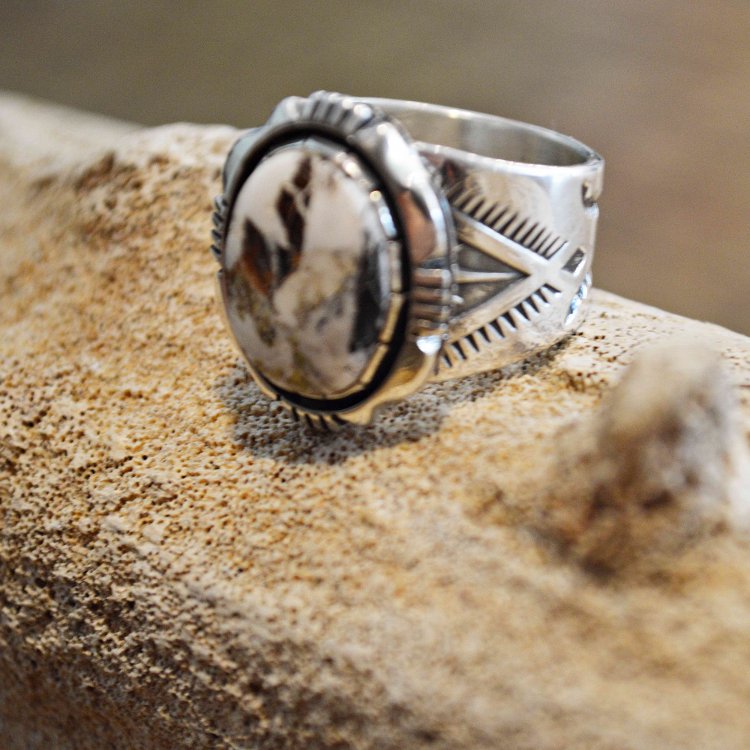Indian jewelry インディアンジュエリー / Navajo RING ナヴァホリング( Cooper Willie クーパー ウィリー)